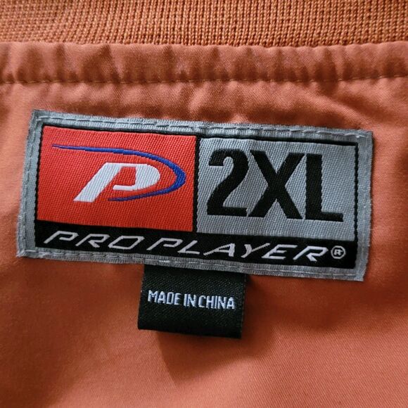 Vtg Texas Longhorns Windbreaker Jacket Mens XXL Burnt Orange ProPlayer 90's Y2K - Picture 11 of 15